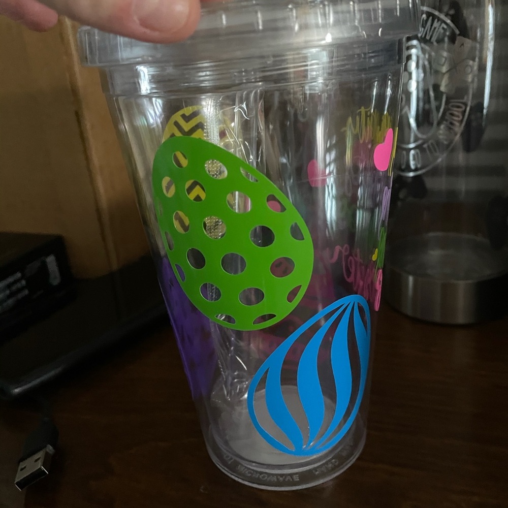 Happy Easter tumbler